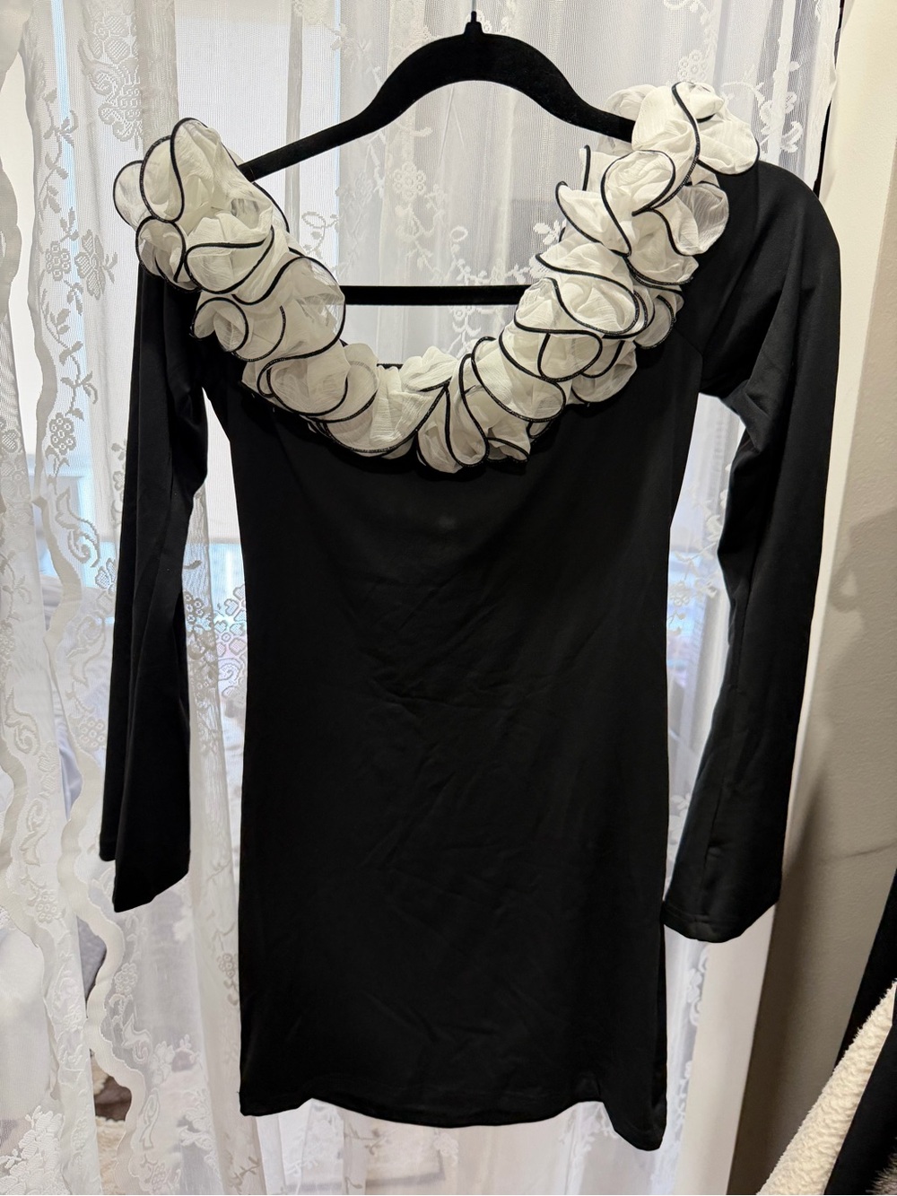 Off the Shoulder Ruffle Dress